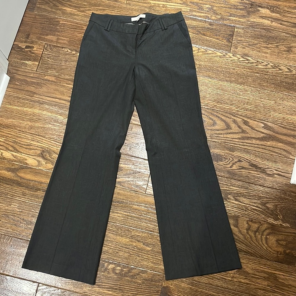 Loft dark Heather gray Marisa pants - size 4